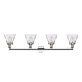 thumbnail image 3 of Innovations Lighting 215 Large Cone Cone 4 Light 44" Wide Commercial Vanity Light - Nickel, 3 of 5