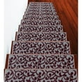 thumbnail image 3 of SUSSEXHOME  Leaves Pattern Stair Treads Red 13-PACK, 3 of 5