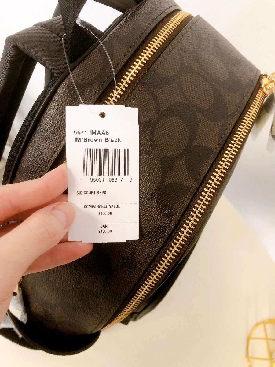 Coach andi backpack in signature canvas discount