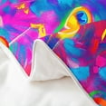 thumbnail image 4 of Peacock 100% Cotton Comforter Cover Queen Size 3Pcs,Colorful Peacock Feather Bedding Set,Purple Tail Duvet Cover,Jungle Safari Animal Bed Set With Zipper Closure,Soft Warm (No Comforter), 4 of 6