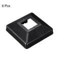thumbnail image 3 of Uxcell Deck Post Base Cover, 6Pcs Split Style 31x31mm/1.22x1.22" Post Base for Hand and Stair Rails, 3 of 5