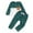 Green, variant on REDARER Boys Long Sleeve Color Blocking Crewneck Pullover and Pants Outfit for Toddlers and Kids,18-24 Months
