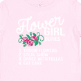 thumbnail image 4 of Inktastic Flower Girl Wedding Duties Girls Baby T-Shirt, 4 of 5