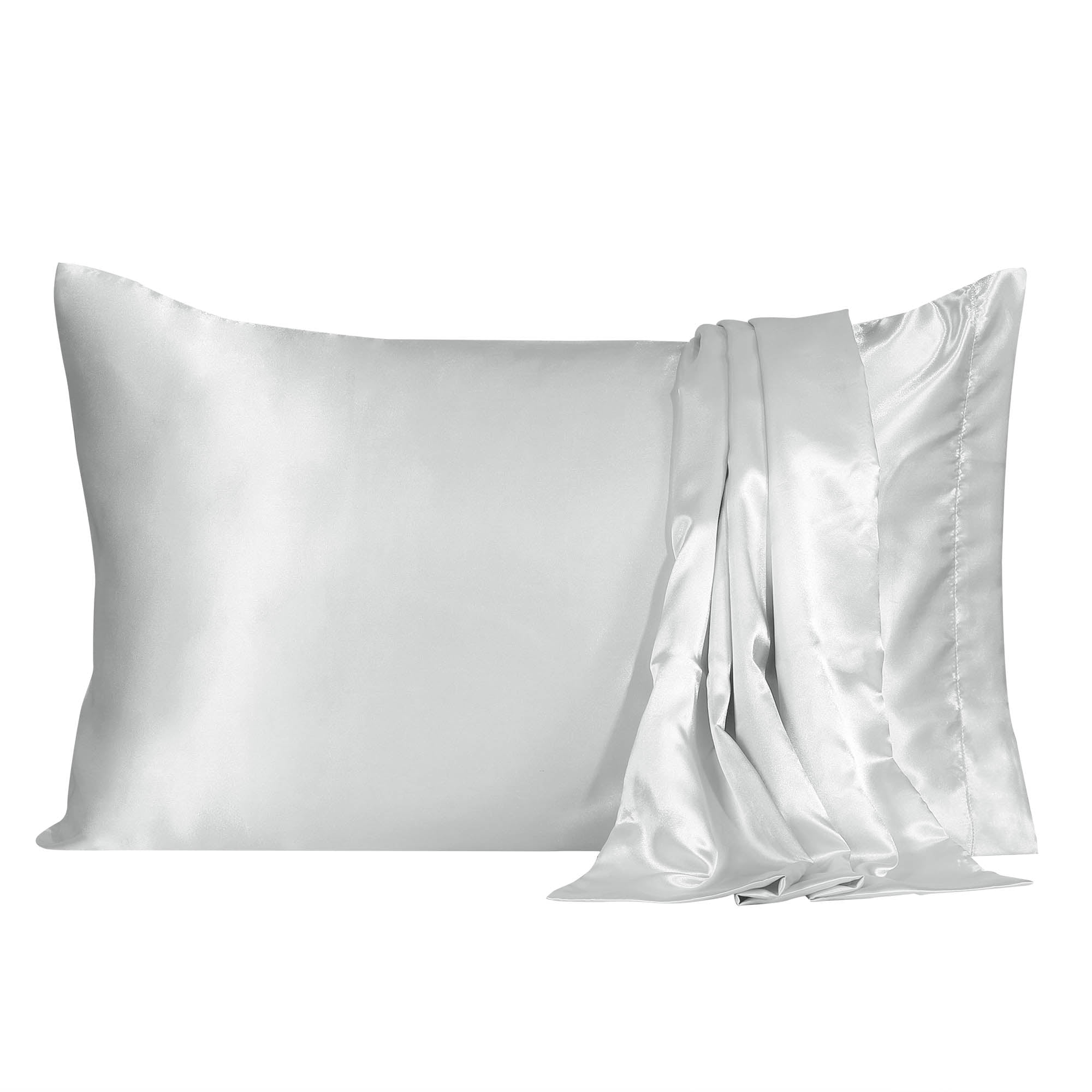 Details about   Slip Cooling Satin Pillow Cases Cover for Hair and Skin No Zipper Pillowcase 