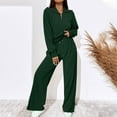 thumbnail image 2 of Summer Savings Clearance 2024! TAGOLD Womens Sweatsuit Sets, Women 2 Piece Outfits Sweatsuit Oversized Half Zip Sweatshirt and Long Pants Matching Lounge Set Fall Tracksuits, 2 of 5