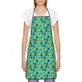 thumbnail image 2 of Naloa 1Pack Adjustable Bib Apron Waterdrop Resistant Cooking Kitchen Aprons for Women Men Chef, Duck In Black Suit Print, 2 of 5