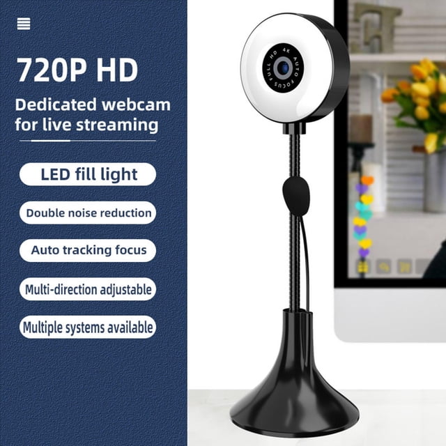 Cámara Web Hugo 4K 8802 USB 3.0 con Micrófono