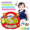thumbnail image 1 of OUSITAID Baby Musical Toys  Electronic Kids Musical Instruments Keyboard Piano Set Learning Light Up Toy Infant Early Educational Development Music Toys for Babies Birthday Christmas Gift, 1 of 8