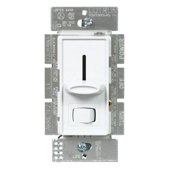 Lutron Skylark 3-Way Dimmer Switch S-603PH-WH - 600-Watt Light Dimmer - White
