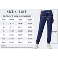 thumbnail image 5 of MOSHU 3 Pack Sweatpants for Women Athletic Joggers with Pockets Elastic Waist Lightweight Sweatpants Casual Soft Pants, 5 of 8