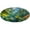 style-3, variant on Lucky Koi Fish Lotus Leaf Soft Bedroom Round Area Rug, Washable Cute Nursery Circle Throw Mat, Non-Slip Contemporary Small Low Pile Floor Carpet for Dorm Bedside
