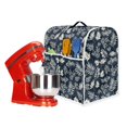 thumbnail image 2 of ZIATUBLES Leaf Print Stand Mixer Dust Cover Multi-Functional Kitchen Appliance Accessories with Front Pockets and Top Handle Washable Home Decor Easy to Clean, 2 of 7