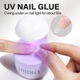 thumbnail image 3 of Pegamento de uñas AILLSA, gel, 15 g, para puntas de uñas, acrílico, curado con lámpara UV, 3 of 7