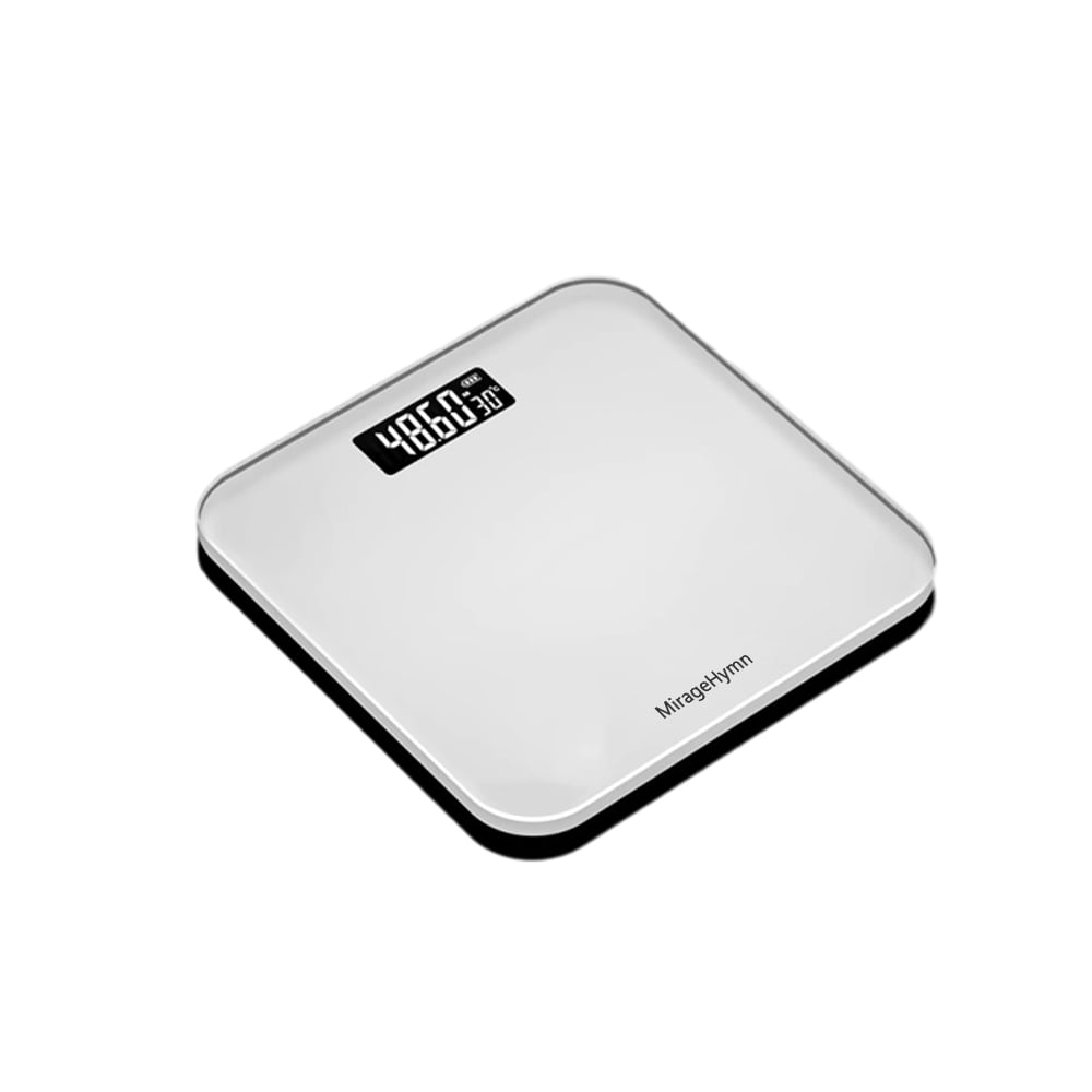 MirageHymn Bathroom scales, Bathroom Scale for Body Weight, Capacity up to 400 lbs, Batteries Included