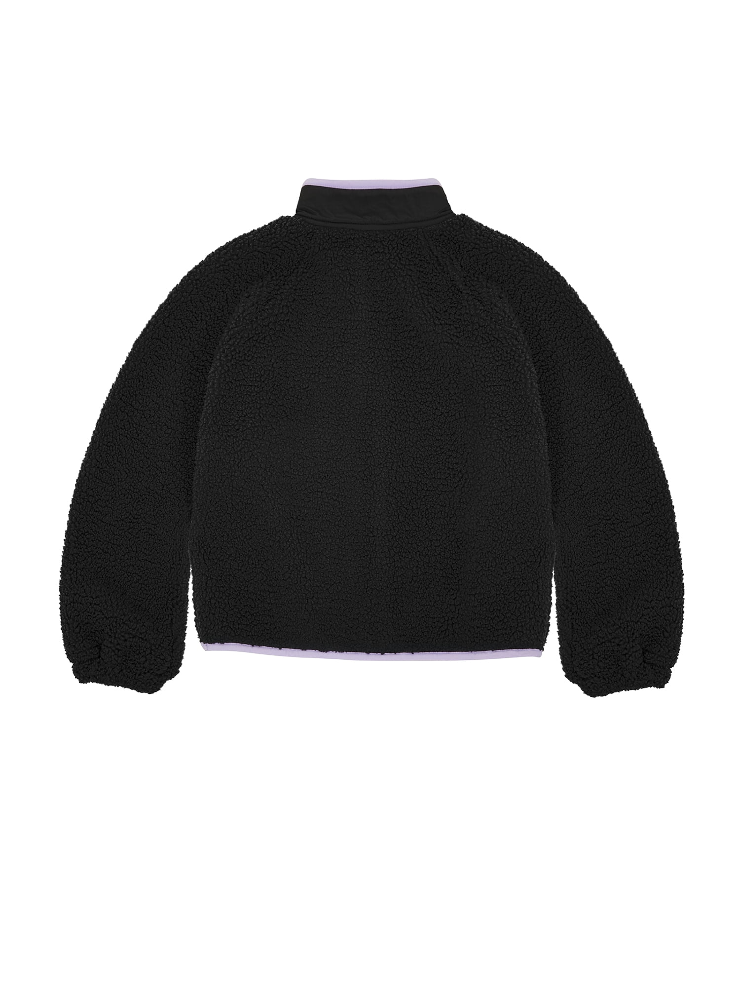 Wonder Nation Big Girls Boucle Mixed Media Jacket, Sizes 4-18