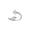Sterling Silver, variant on Fine Jewelry 10K White Gold Lozenge-shape Lab Grown Diamond Fashion Promise Anniversary Ring (3/4 Cttw, D-F Color, VS1 Clarity) Size 5