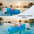 thumbnail image 2 of WUUJIPAI Inflatable Sun Lounger, Air Sofa, Pump-Free Air Sofa, Portable Waterproof Outdoor Lounger for Beach & Camping, 2 of 6
