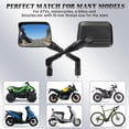 thumbnail image 5 of Espejos para Moto SHEJISI de Manillar 7/8" Resistentes a Impactos y a la Lluvia, 5 of 5
