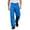 C188 Blue, variant on CONZONE Mens Jeans Flared Leg Mid Waist Denim Pants For Men Trendy Summer Fall Trousers With Pockets