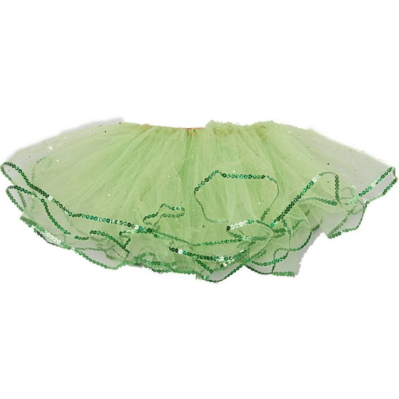 Wenchoice Lime Glitter Reversible Tutu Girl's L(5T-6T)