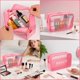 thumbnail image 4 of Bolsa de Tocr, 3PCS Bolsa Transparente Viaje Transpirable y Ligero, Bolsa de Maquillaje Portátiles de Gran Capacidad, Bolsa de Tocr de Viaje Multifuncionales con Cremallera Mujeres y Hombres, 4 of 4