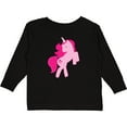 thumbnail image 3 of Inktastic Pink unicorn Girls Long Sleeve Toddler T-Shirt, 3 of 5