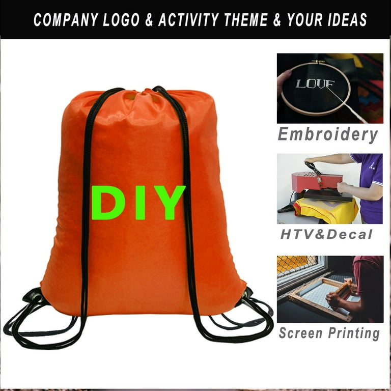 CAIHONG Drawstring Bags Bulk 20 Pcs Drawstring Backpack Bulk