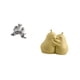 thumbnail image 5 of Figuras, estatua, adorno de mesa, escultura para sala de estar, oficina, armario, decoración, mesita de noche, soporte para libros con forma de pera,, 5 of 8