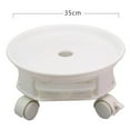thumbnail image 4 of Movable Flower Pot Tray Rolling Plant Caddy Flowerpot Base Plant Stand 30cm, 4 of 7