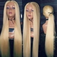 thumbnail image 2 of Lace Front Human Hair 613 Honey Blonde Wig, 2 of 8