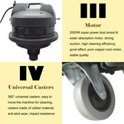 INTSUPERMAI Automatic Vacuum Carpet Extractor Cleaner 60L Car Sofa Cleaning Machine