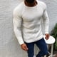 thumbnail image 5 of Suéter europeo y americano de otoño e invierno, suéter ajustado de manga larga con cuello redondo y cuello alto, ropa de hombre, 5 of 5