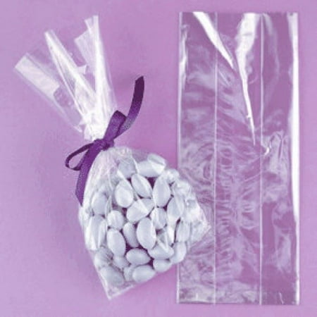 Cellophane Cello Bags - Clear Cello Cellophane Gift Christmas Sweet Party Loot Bags With Twist Ties 30's