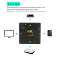 thumbnail image 3 of HD Multimedia Interface Switch, Stable Support 3D 3 Port Video Switch 3.4Gbps Bandwidth 3 In 1 Out  For Projector, 3 of 8