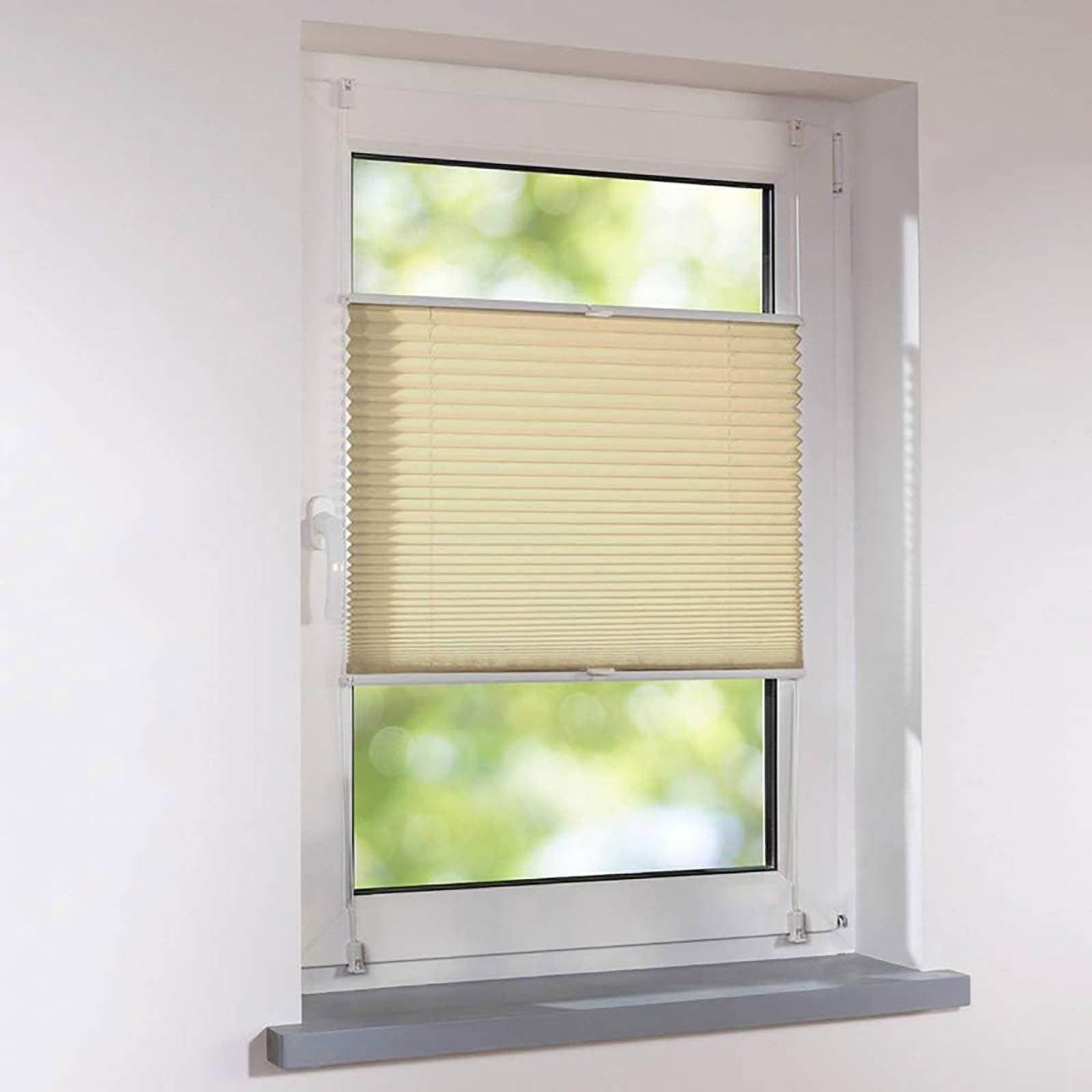 Cordless Cellular Shades - No Tools No Drill Honeycomb Blinds for Windows, Blackout Thermal Insulated Easy Install Pleated Window Shades for Privacy Energy Efficiency(47.24*23.62Inch)