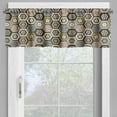 thumbnail image 4 of Ambesonne Floral Valance & Curtain, Victorian Damask Rococo, 55"x24", Pale Coffee Warm Taupe, 4 of 6