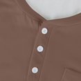 thumbnail image 6 of GrmtClth Henley Shirts for Men Casual Fit Long Sleeve Button T-Shirts Comfy Soft Classic Tee Tops with pocket Coffee S, 6 of 6