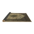 thumbnail image 2 of Ahgly Company Indoor Square Oriental Brown Industrial Area Rugs, 3' Square, 2 of 4
