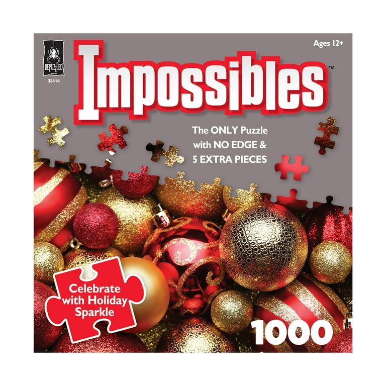 BePuzzled Impossibles Puzzle - Celebrate with Holiday Sparkle