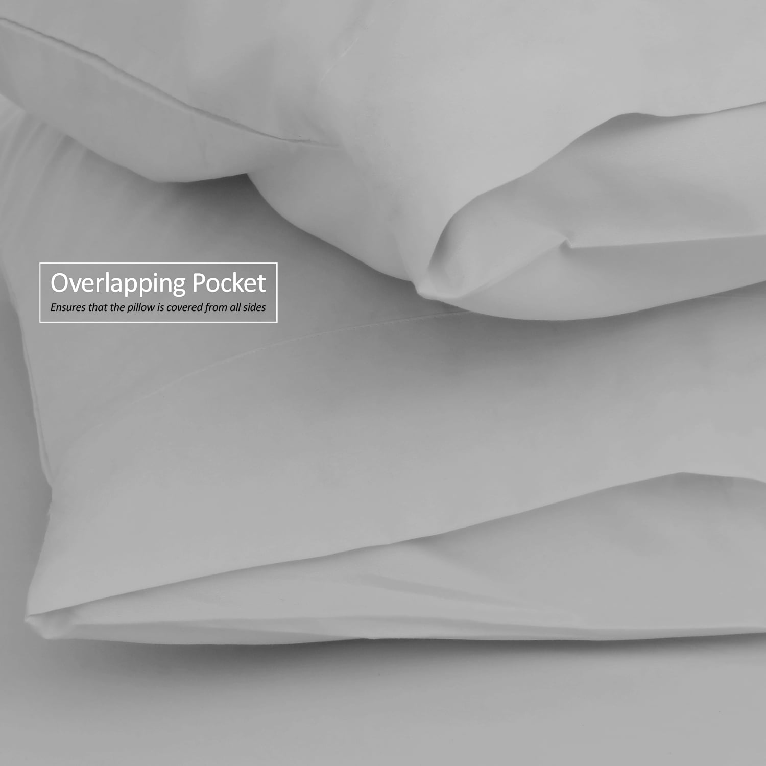 Extra Deep Pocket 6 Piece Bed Sheet Set – Super Deep Fitted Sheet Fits Mattress from 18-24 inces Depth – Double Brushed Microfiber Sheets with 4 Pillow Cases, Split King, Silver