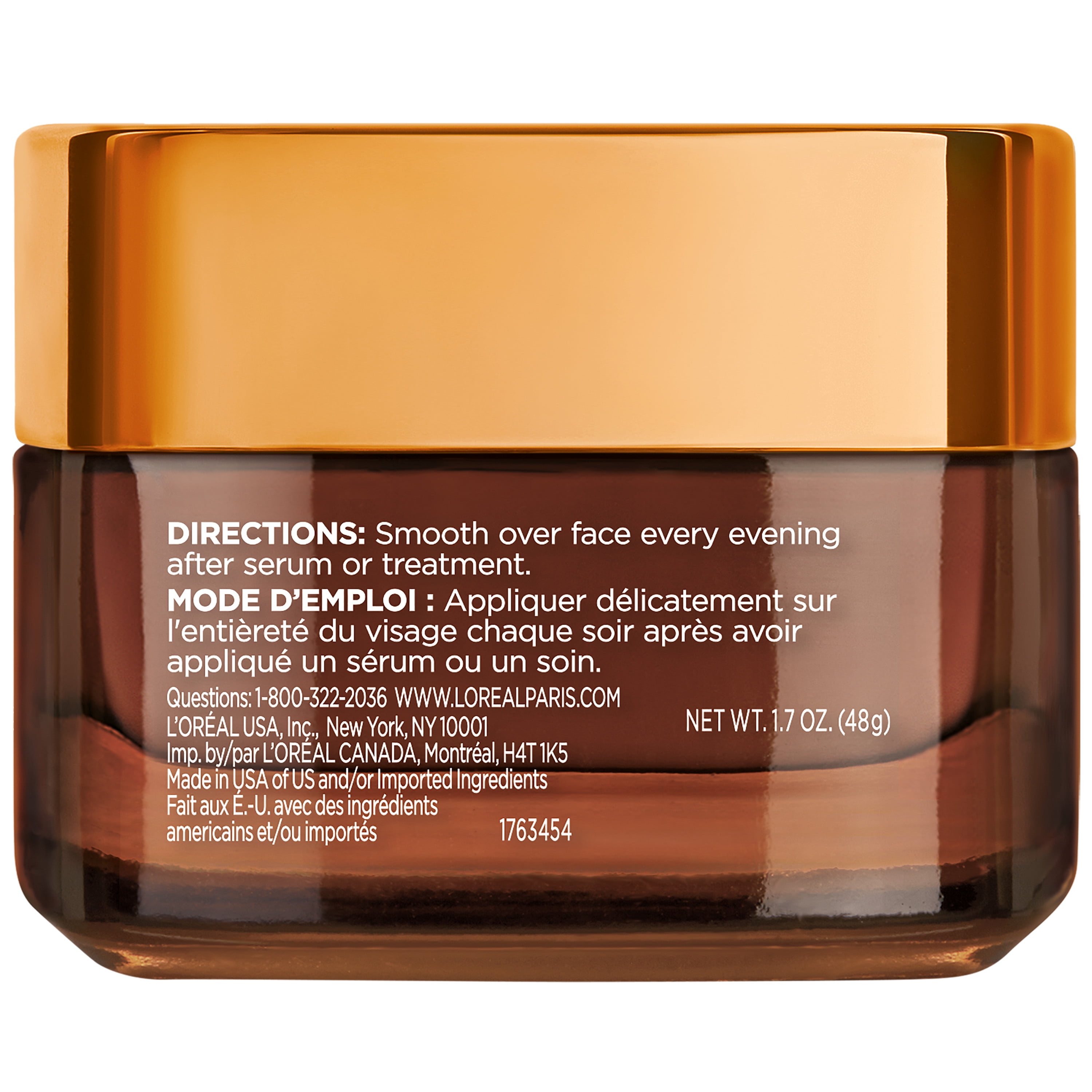 L'Oreal Paris Age Perfect Hydra Nutrition Night Balm, Firming Moisturizer, 1.7 oz