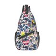 thumbnail image 1 of Crossbody bag for primary and secondary school students casual chest bag cartoon print casual bag, 1 of 1
