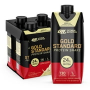 Optimum Nutrition, Gold Standard Protein, Ready to Drink Shake, Vanilla, 4 Pk