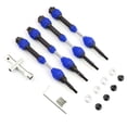 thumbnail image 1 of Vxl 4 Pcs Rear Drive Shaft Steel Driveshaft CVD Replacement for Trax Slash Rustler Hoss Stampede VXL 4X4 1/10 Remote control Car, 1 of 6
