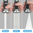 thumbnail image 4 of Premium Pull Down Faucet Spray Head Replacement G1/2 for 3 Spray Options for Kitchen Convenience, 4 of 4