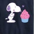thumbnail image 3 of Peanuts - Snoopy Heart Cupcake - Youth Crewneck Sweatshirt, 3 of 6