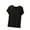 Black, variant on Wyobmus Women's Pajama Tops Tag Free Sleep Shirt Solid Color Short Sleeve Base Shirt Thin T-Shirt Black