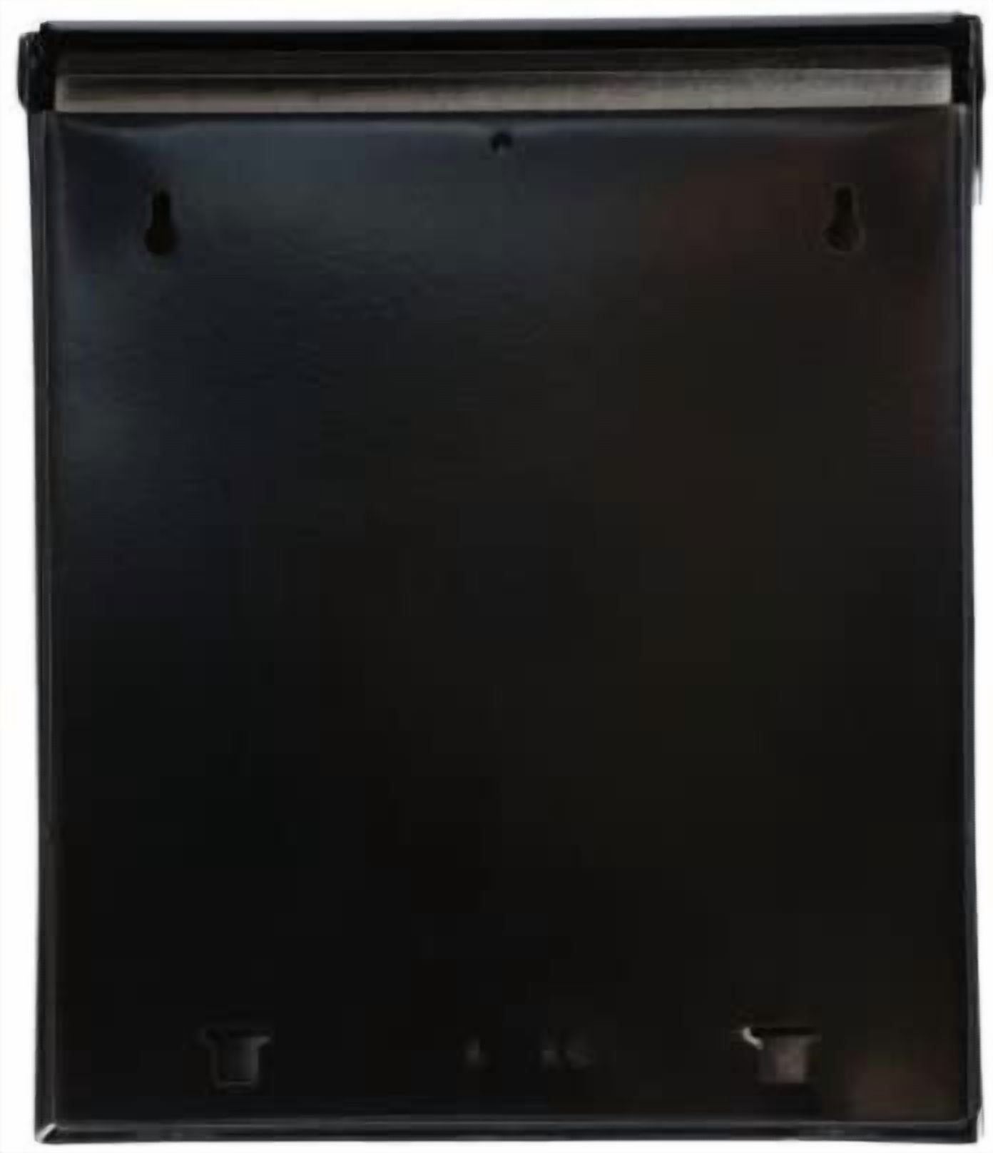 Gibraltar Mailboxes Wall-Mounted Locking Mailbox Black - Durable Powder Coat Steel Finish — Home & Garage Storage, Stackable Design