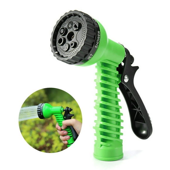 Hand Sprayer - Garden Hose Nozzle - Heavy Duty 7 Different Spray Patterns for Watering Lawns & Garden, Washing Cars & Pets