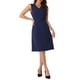 thumbnail image 2 of Vestido A-Line sin mangas profesional para mujeres Inspire Chic S Azul oscuro, 2 of 6